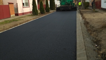 Vasvári utca és a Klapka utca aszfaltozás